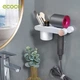Тримач для фену та засобів гігієни Ecoco, сірий - зображення 3