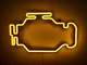 Неоновая вывеска Check engine 400x240 Желтый - изображение 1