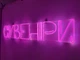 Неоновая вывеска Сувениры 1000x185 Розовый - изображение 2