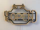 Неоновая вывеска Check engine open 400x240 Желтый - изображение 5