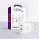 Зарядное устройство сетевое Make 20W Type-C PD3.0 + USB QC4.0 White (MCW-2021WH) - изображение 6