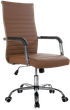 Fotel biurowy Sofotel 2131 Boston skórzany Brązowy (5902854510085) - obraz 1