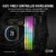 Модуль памяти Corsair DDR5 96GB (2x48GB) 6000 MHz Vengeance RGB Grey (CMH96GX5M2E6000Z36) - изображение 8