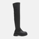 Женские зимние ботфорты Ashoes Чулок 36 23.5 см Черные (ROZ6501005501) - изображение 1
