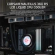 Система водяного охолодження Corsair Nautilus 360 RS LCD (CW-9061033-WW) - зображення 2