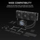 Система водяного охолодження Corsair Nautilus 360 RS LCD (CW-9061033-WW) - зображення 8