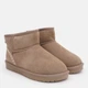 Женские угги низкие замшевые с мехом Allshoes 187427 39 25 см Бежевые (ROZ6501018380) - изображение 3