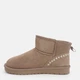 Женские угги низкие замшевые с мехом Allshoes 187427 39 25 см Бежевые (ROZ6501018380) - изображение 4