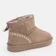 Женские угги низкие замшевые с мехом Allshoes 187427 39 25 см Бежевые (ROZ6501018380) - изображение 5