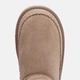 Женские угги низкие замшевые с мехом Allshoes 187447 40 25.5 см Бежевые (ROZ6501018396) - изображение 7