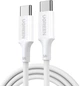Кабель Ugreen L502 USB-C to USB-C PD 100W 5A Fast Charging Braided Cable 2 м White (UGR-35221) - изображение 1