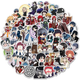 Стикерпак Темный дворецкий Набор наклеек GeekLand Black Butler 50 штук - изображение 1