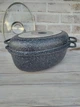 Утятница с жаровней Styleberg ST-3034 с мраморным антипригарным покрытием 7 л/3.49 л 3 предмета Черный - изображение 2
