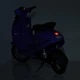 Дитячий електромотоцикл 2 колісний ретро Vespa Sport Bambi M 6017AL (Синій) - зображення 7