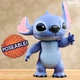 Коллекционная виниловая фигурка Стич 36 см Just Play Disney Stitch Live-Action Larger Than Life (46366) - изображение 6