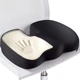 Ортопедическая подушка для сиденья Memory Foam Bodasan анатомическая для офисного кресла, авто, под куприк (MF37) - изображение 1