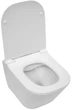 Унитаз подвесной Roca Gap Square Compacto Rimless A34H473000 c сиденьем Slim Soft Close дюропласт - изображение 2