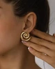 Женские сережки Спирали jewelry Золотые - изображение 9