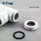 Сифон для раковины Frap F82-6 под донный клапан, латунь, белый - изображение 3