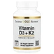 Вітаміни Д3 + К2 California Gold Nutrition Vitamin D3 + K2 180 рослинних капсул - зображення 1