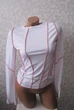 Лонгслів у рубчик з відкритими швами Honey Fashion Accessories XS/S білий (50к018) - зображення 3