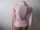 Прозорий у рубчик лонгслів Honey Fashion Accessories XS/S рожевий (50к010) - зображення 5