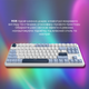 Клавиатура проводная Ajazz AK870 V2 Flying Fish Switch USB White-Blue (AK870-V2-FF-BWB) - изображение 12