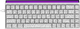 Дротова механічна клавіатура Ajazz NK68 Red switches Side Contour White (NK68-R-S-W) - изображение 2
