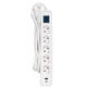 Мережевий фільтр-подовжувач 2E SP-515-M3USB-WH 3м, 5xТипF, 16A, 1xUSB-A,1xUSB-C - зображення 1