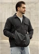 Мужская тканевая сумка Хобо SAMBAG Черный (5082050285) - изображение 5