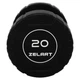 Гантель цельная профессиональная 1шт 20кг Металл Полиуретан CPU покрытие Zelart черный TA-3111-20 - изображение 3