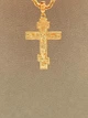 Позолочений хрестик позолота (10668) - зображення 3