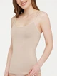 Майка нательная женская Giulia Camisole S/M Бежевая (4823116912175) - изображение 6