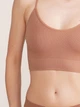 Бюстгальтер без косточек бесшовный Giulia Cami Top Grain S/M Коричневый (4823116929937) - изображение 4