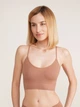 Бюстгальтер без косточек бесшовный Giulia Cami Top Grain S/M Коричневый (4823116929937) - изображение 7