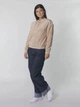 Толстовка утепленная без капюшона женская Tommy Hilfiger 789100416 2XL Бежевая (1159851542) - изображение 3