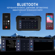 Мотоциклетный мультимедийный монитор Podofo A-4058 с 5" экраном, Bluetooth, Apple CarPlay и Android Auto, для мотоцикла, черный - изображение 7
