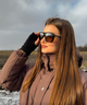 Очки водителя Поляризационные Polar Eagle Classic ЗЕРКАЛЬНАЯ ПОЛОСА с ФУТЛЯРОМ - Желтая линза черная оправа with case - изображение 3