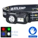 Фонарь налобный T131-XPE+3SMD(Red+Green+Blue+UV), Motion Sensor, Li-Ion аккум, магнит, клипса, ЗУ Type-C - изображение 1