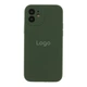 Чохол Silicone Case Full Size with Frame для iPhone 12 71.Cyprus Green - зображення 1