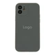 Чохол Silicone Case Full Size with Frame для iPhone 12 15.Dark Grey - зображення 1