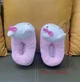 Женские Плюшевые Тапочки Hello Kitty в Розовом Цвете | Тапки Хелоу Кити Розовые Плюш ONE SIZE - изображение 2