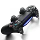 Бездротовий джойстик геймпад PS4 Doubleshock з подвійною вібрацією джойстик для приставки та комп'ютера wireless controller Bluetooth Black - зображення 6