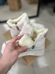 Женские кроссовки в бежевом цвете на высокой подошве 38 (2235) - изображение 3