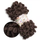 Alize Puffy, Каштан №26,100г/9м – Ализе Пуффи, плюшевая пряжа с готовыми петлями для вязания руками пледов, игрушек, большие петельки - изображение 1
