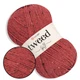 YarnArt Tweed, Гранат №231 - 100 г / 280 м, твідова напіввовняна пряжа, для в'язання спицями та гачком - зображення 1