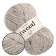 YarnArt Tweed, Бежевий №227 - 100 г / 280 м, твідова напіввовняна пряжа, для в'язання спицями та гачком - зображення 1