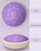 Глюкофон на 15 нот 30см (12 дюймів) з сумкою та аксесуарами Tongue Drum Violet Soul музичний інструмент для медитації та йоги - зображення 8