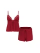 Пижама модал Victoria's Secret SoSoft Lace-Trim Flyaway Cami Set XS бордовая (365321193181) - изображение 3