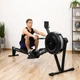 Гребний тренажер повітряний Gymtek XR4000 до 200 кг + Пояс для пульсу (Bluetooth, Kinomap) - зображення 4